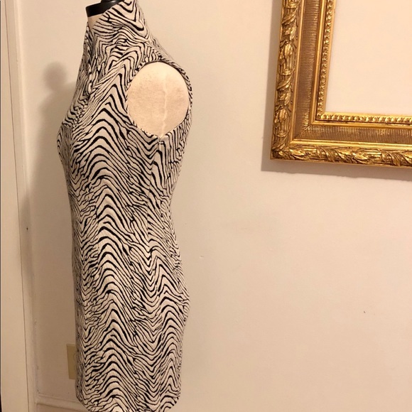 Calvin Klein Zebra Print Dress Size 2 - Picture 2 of 6
